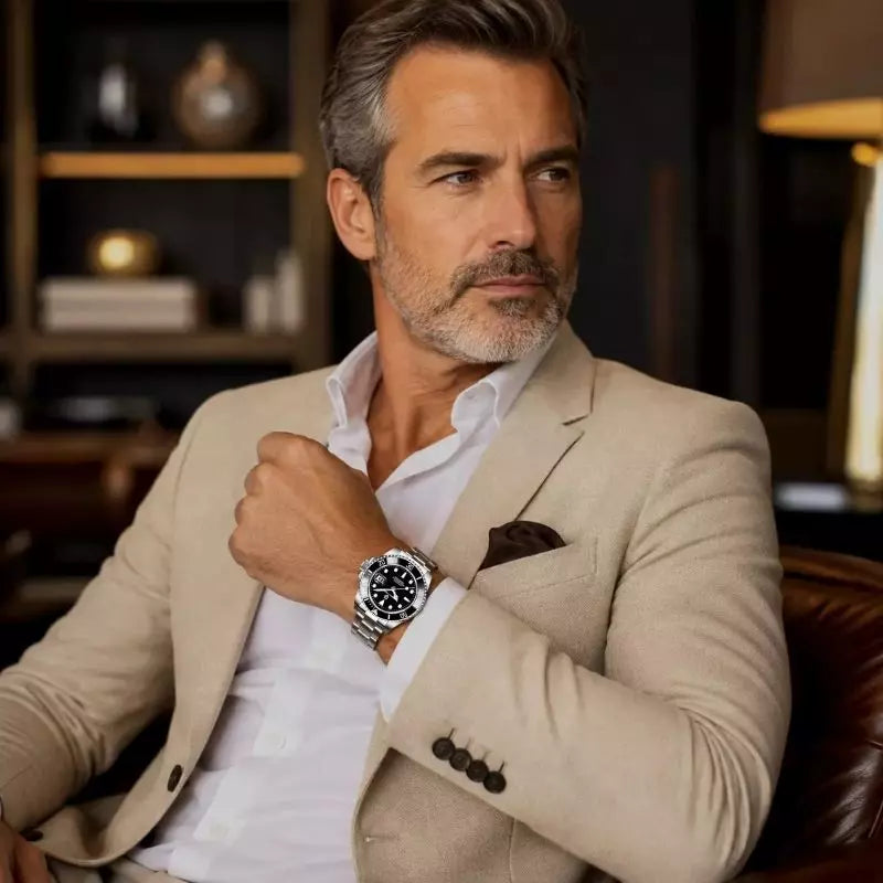 relogio masculino preto pagani design original