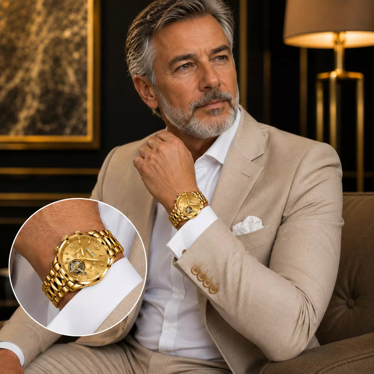 relogio masculino luxo