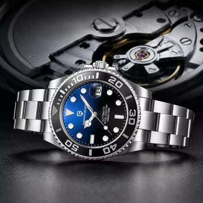 relogio mascuilino automatico pagani design mariner oyster