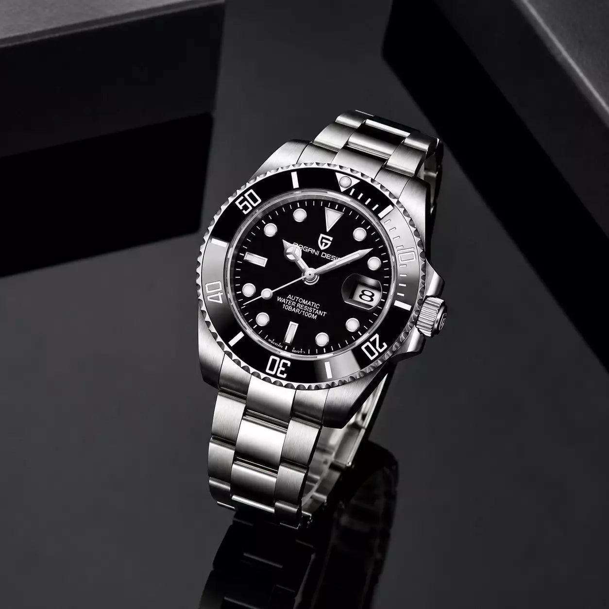 relogio masculino prata Ocean-AllBlack 02